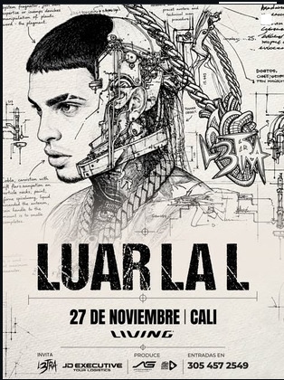 Luar La L: 27 de noviembre en Living, Cali